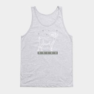 Aries: Horoscope Sign Tank Top